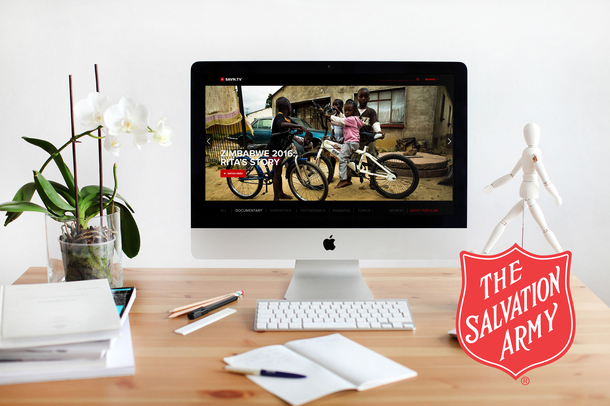The salvation army website reverge marketing agency